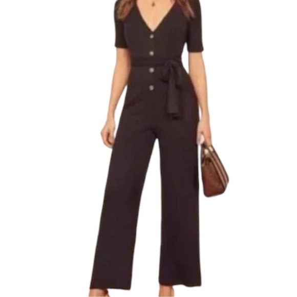 Reformation Pants - Reformation Camille Ribbed Jumpsuit